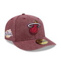 Miami Heat NBA Hardwood Classic Red 59FIFTY Fitted Cap-klyvox