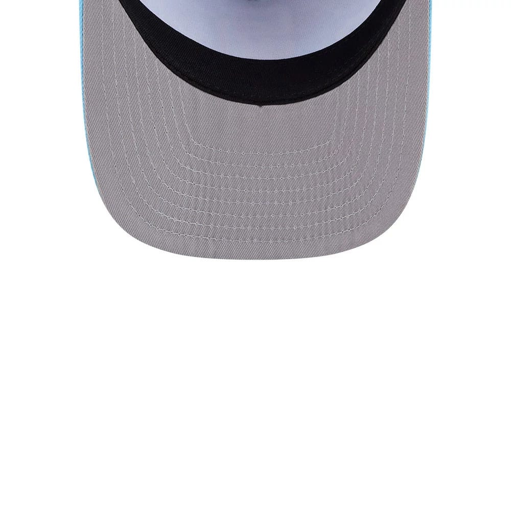 Padres MLB Deep Water Pastel Blue 9FIFTY A-Frame Snapback Adjustable Cap-klyvox
