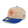 New York Mets MLB Twine Blue 59FIFTY Fitted Cap-klyvox