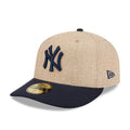 New York Yankees MLB Twine Navy 59FIFTY Fitted Cap-klyvox