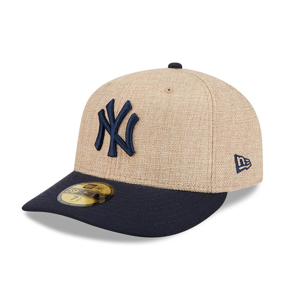 New York Yankees MLB Twine Navy 59FIFTY Fitted Cap-klyvox