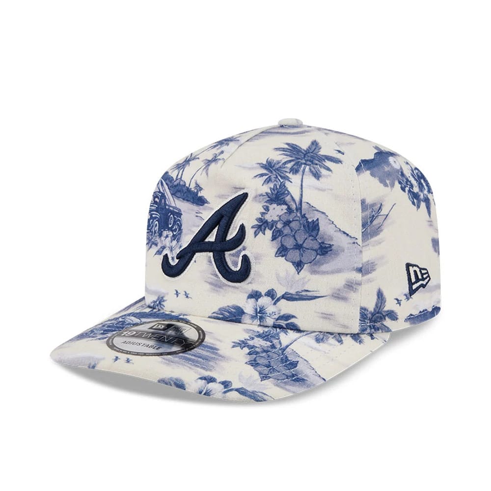 Atlanta Braves MLB Tropics Navy 19TWENTY Adjustable Cap-klyvox