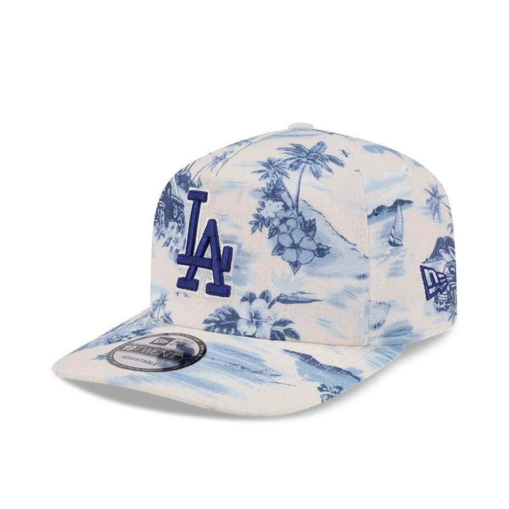 LA Dodgers MLB Tropics Dark Blue 19TWENTY Adjustable Cap-klyvox