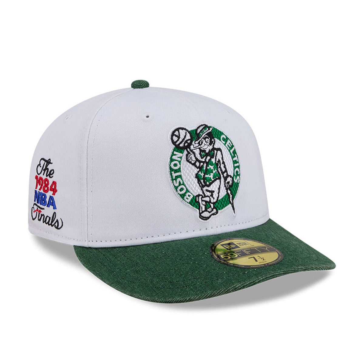 Boston Celtics NBA Hardwood Classic White 59FIFTY Fitted Cap-klyvox