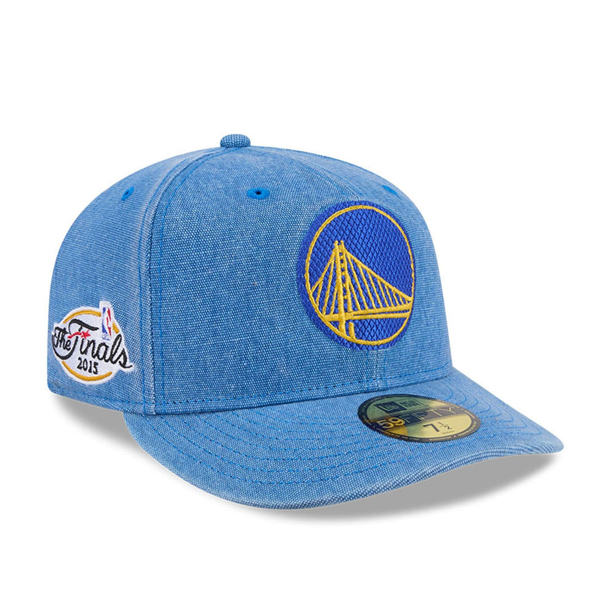 Warriors NBA Hardwood Classic Blue 59FIFTY Fitted Cap-klyvox