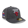 Bulls NBA Hardwood Classic Black 59FIFTY Fitted Cap-klyvox