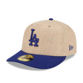 LA Dodgers MLB Twine Dark Blue 59FIFTY Fitted Cap-klyvox