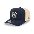 New York Yankees MLB Grained Navy 9FIFTY A-Frame Snapback Adjustable Cap-klyvox