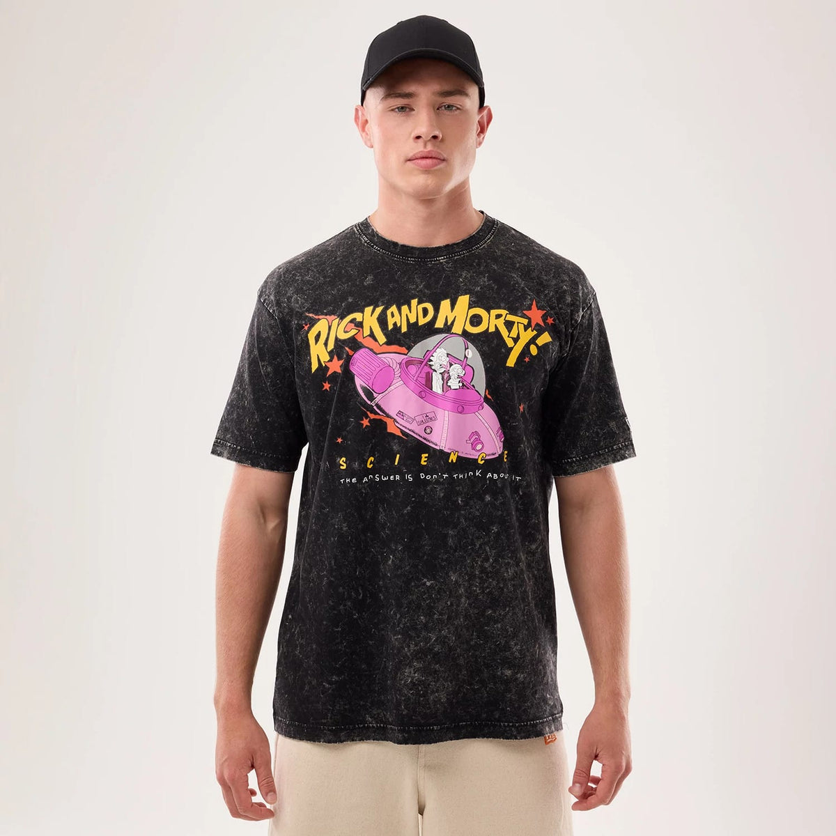 Rick And Morty Science Black T-Shirt-klyvox
