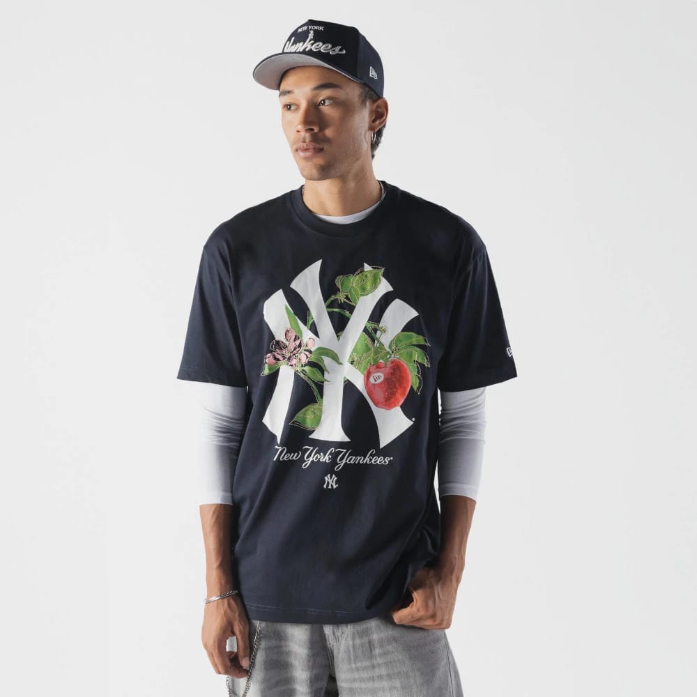 New York Yankees MLB Life Graphic Navy T-Shirt-klyvox