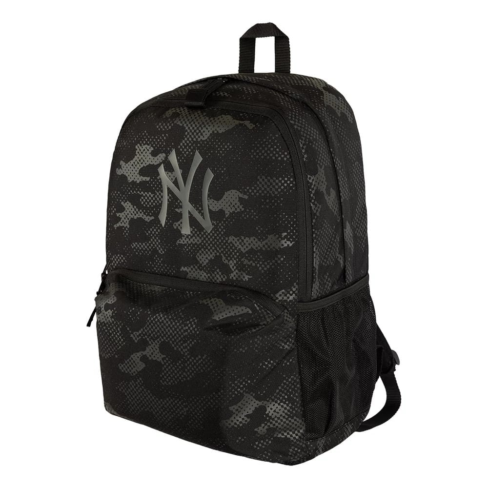 New York Yankees MLB Camo Black Stadium Backpack-klyvox