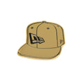 New Era 59FIFTY Fitted Gold Pin Badge-klyvox