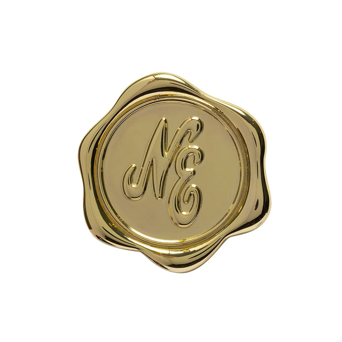New Era Stamp Gold Pin Badge-klyvox