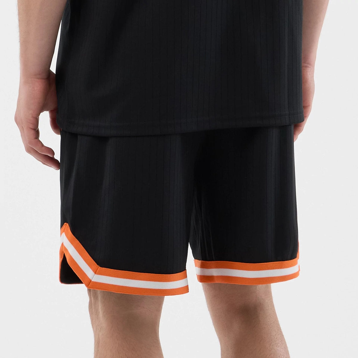 New York Mets MLB Arch Black Oversized Shorts-klyvox