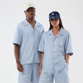 New York Yankees MLB Graphic Revere Pastel Blue Short Sleeve Shirt-klyvox