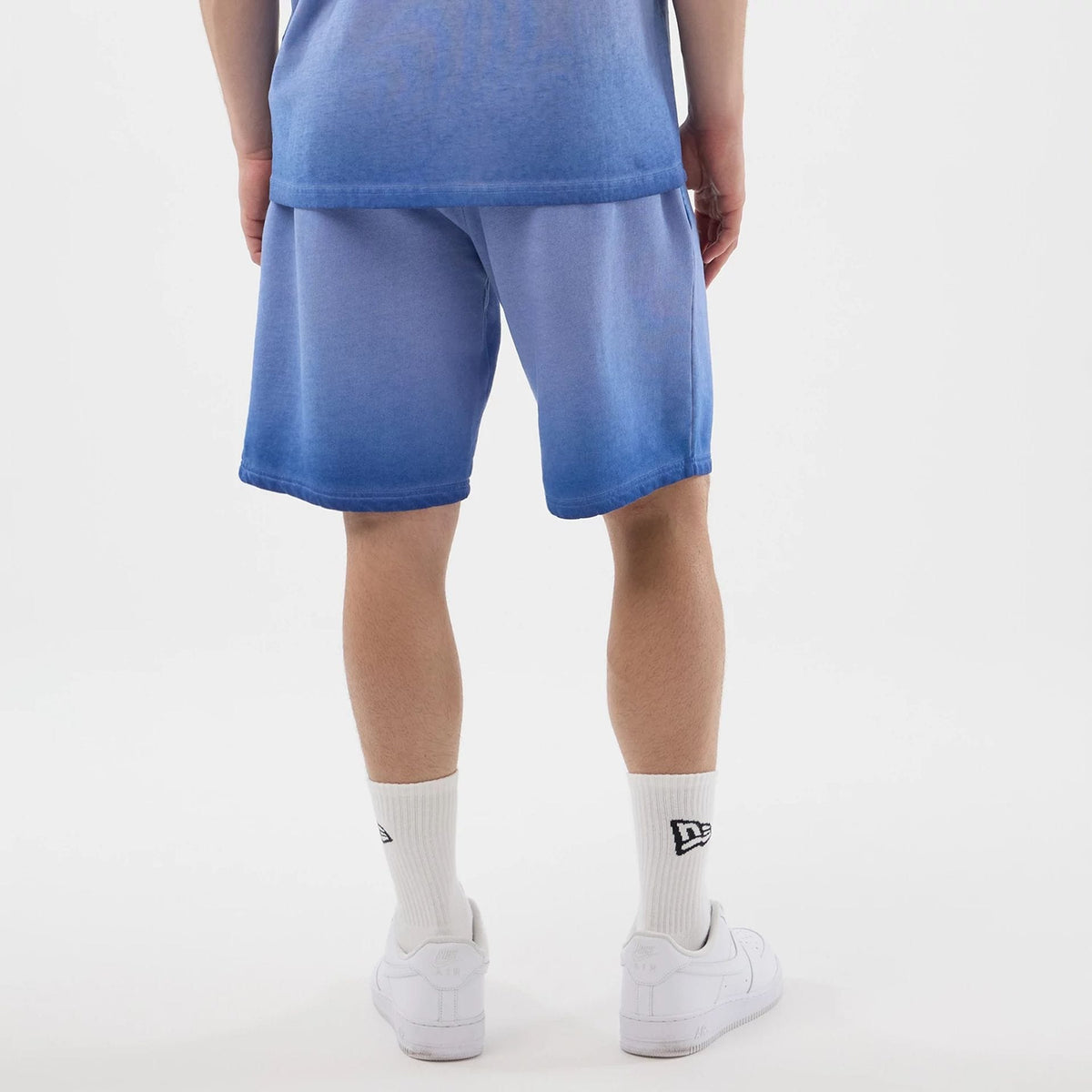 LA Dodgers MLB Washed Logo Pastel Blue Shorts-klyvox