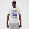 LA Lakers NBA Graphic White T-Shirt-klyvox