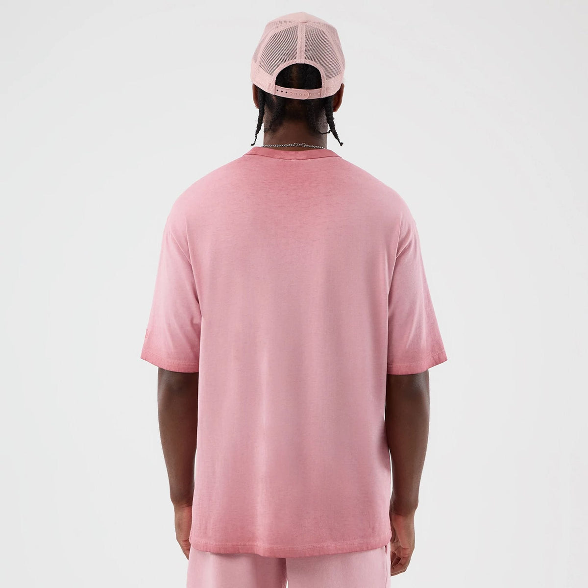 New York Yankees MLB Washed Logo Pastel Pink T-Shirt-klyvox