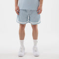 New Era Mesh Pastel Blue Oversized Shorts-klyvox