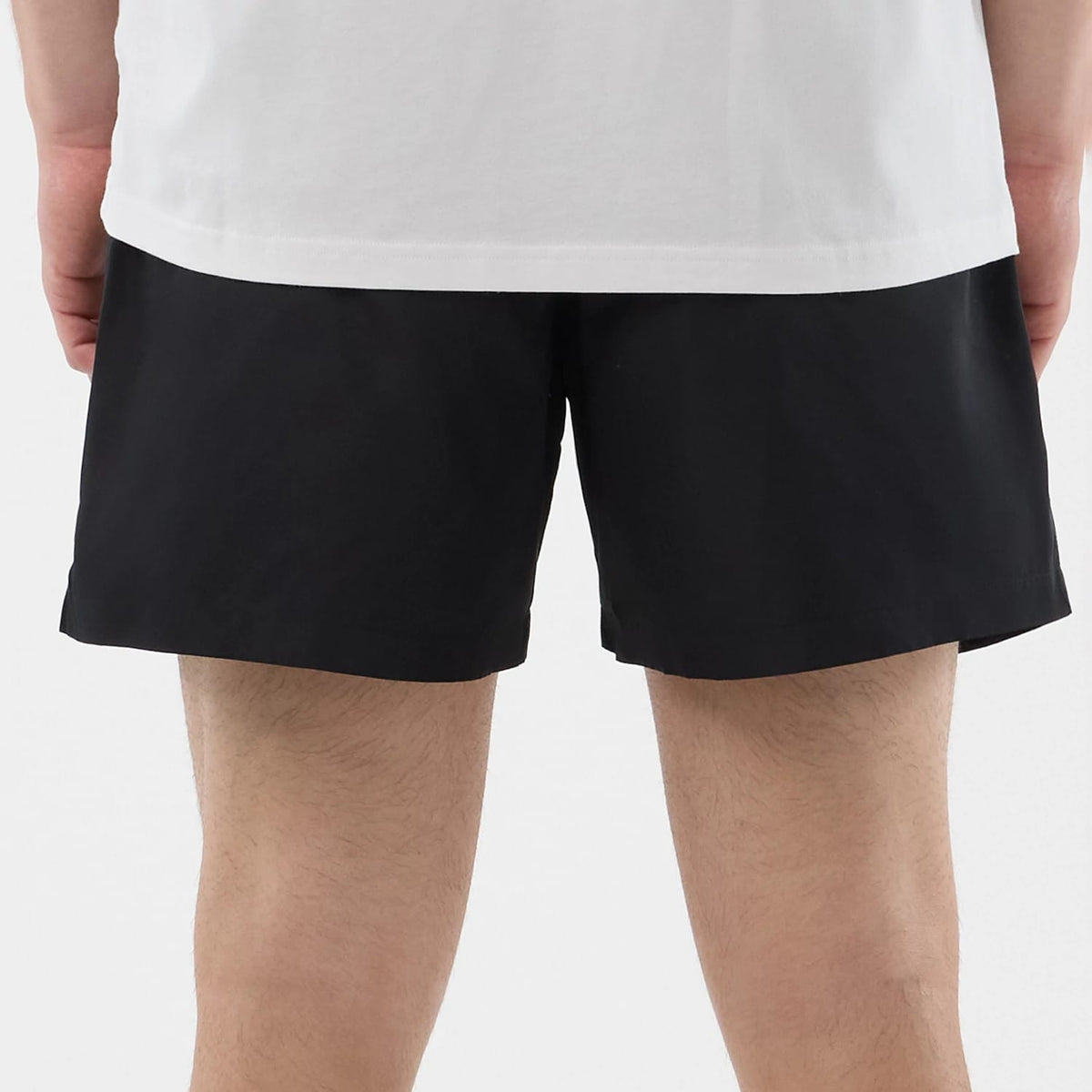 New Era Black Swimming Shorts-klyvox