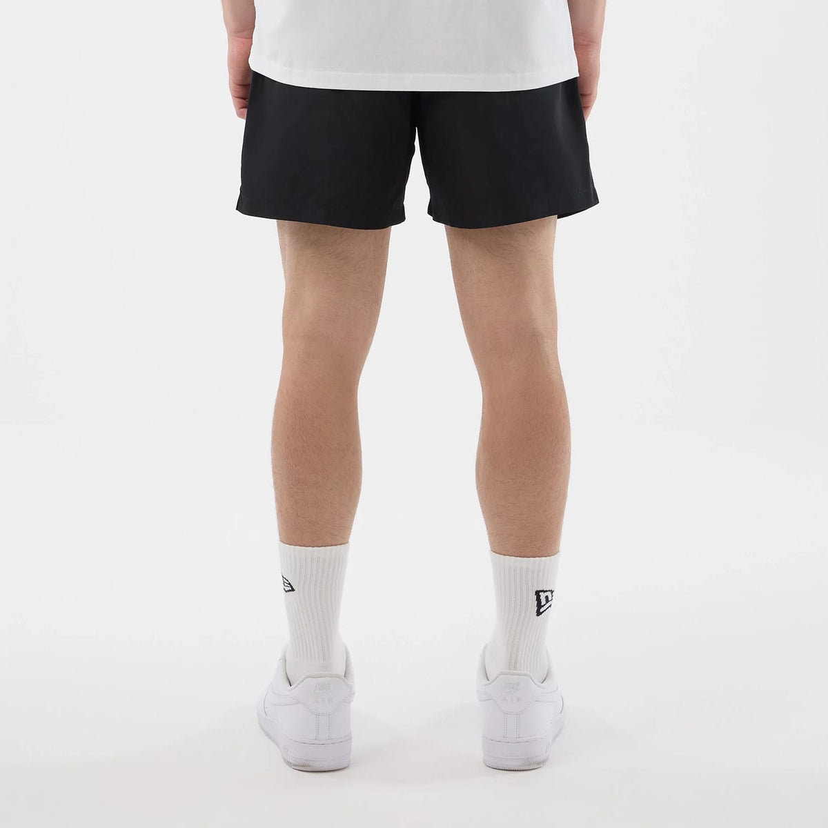 New Era Black Swimming Shorts-klyvox