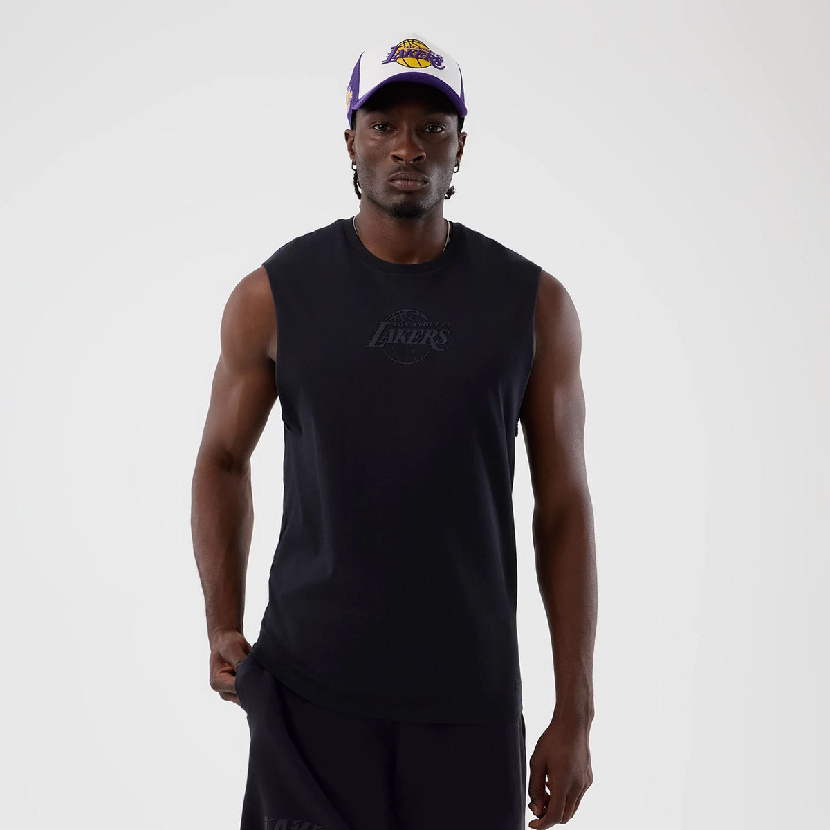 LA Lakers NBA Core Plus Navy Vest-klyvox