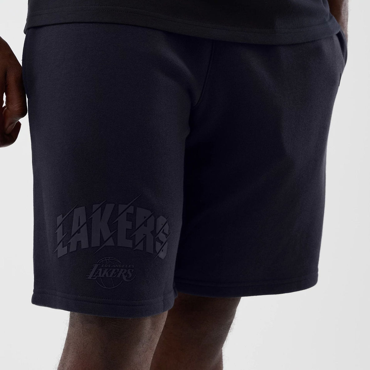 LA Lakers NBA Core Plus Navy Shorts-klyvox