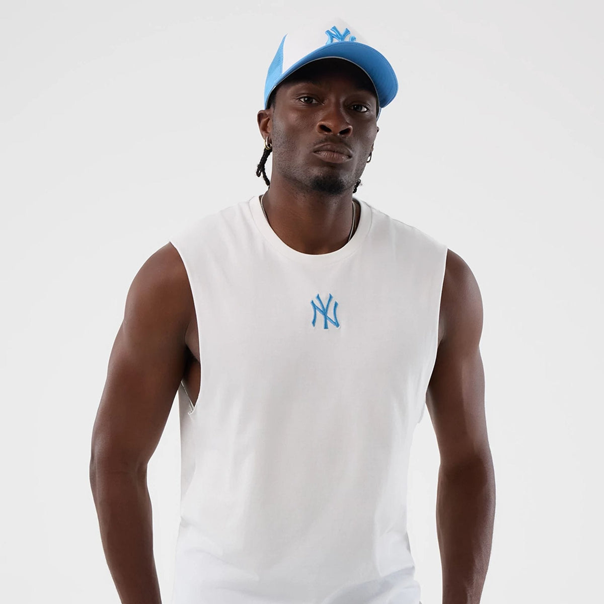 New York Yankees MLB League Essential White Vest-klyvox