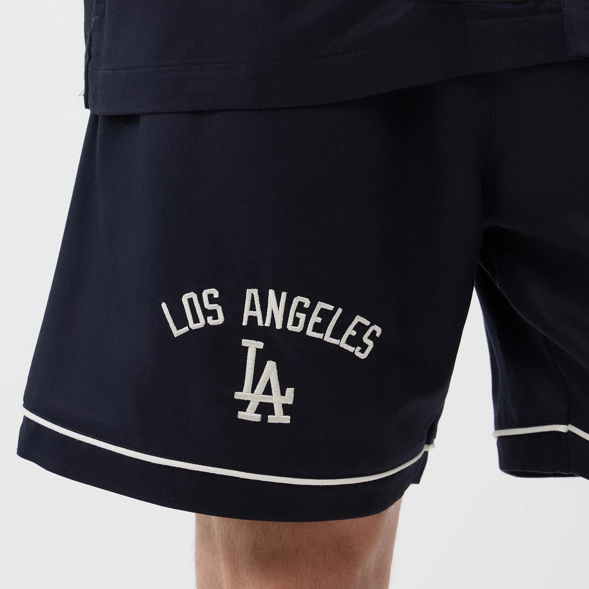 LA Dodgers MLB Woven Navy Shorts-klyvox