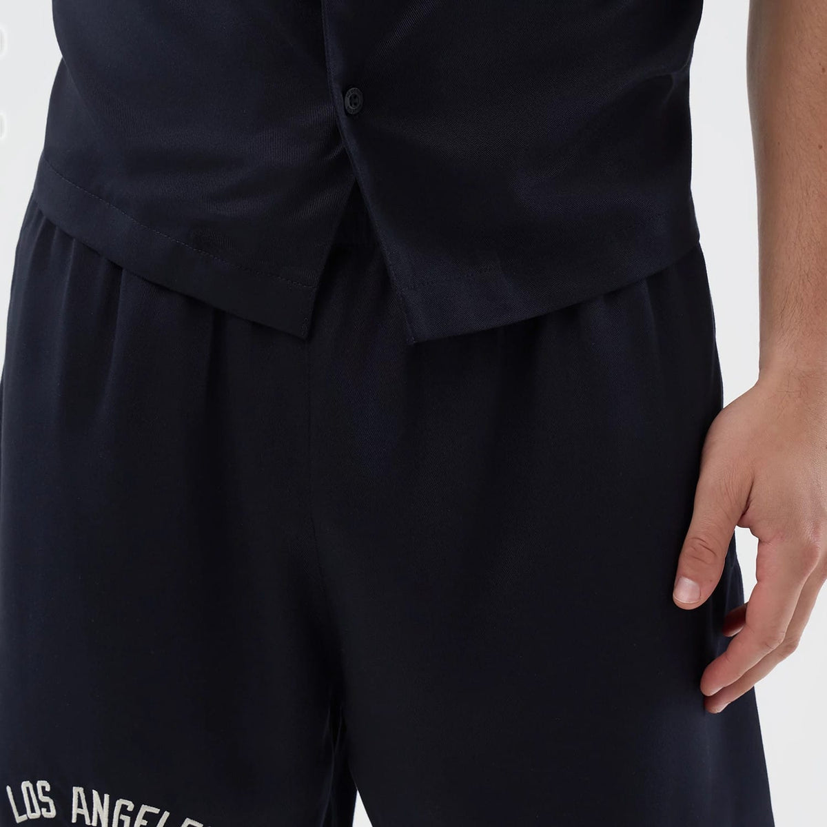 LA Dodgers MLB Woven Navy Shorts-klyvox