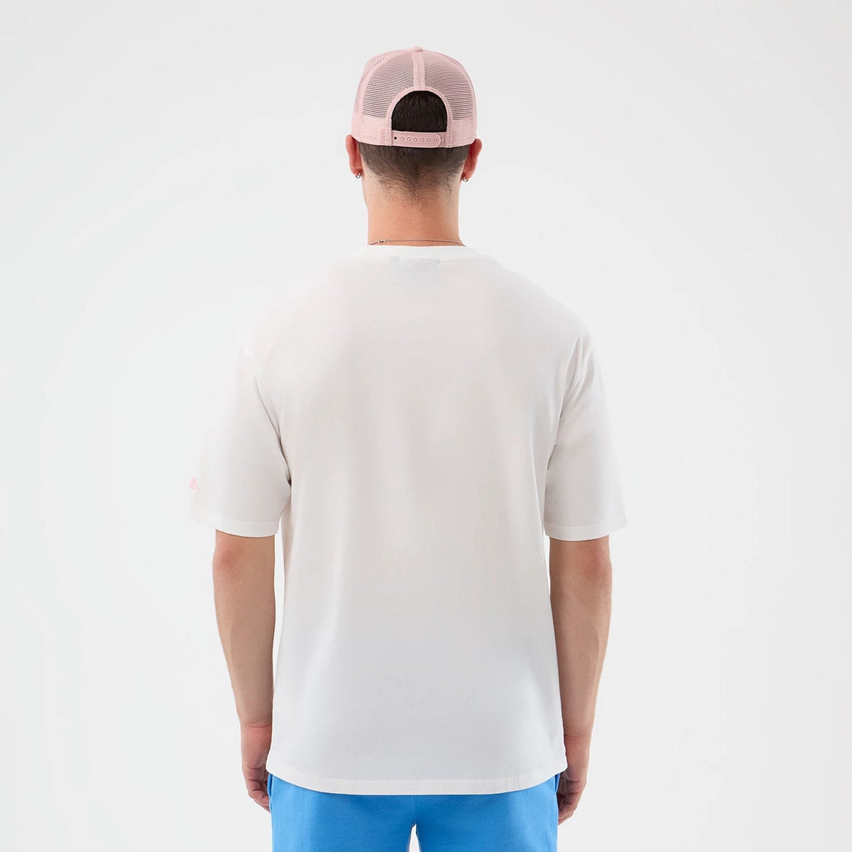 New York Yankees MLB League Essential White Oversized T-Shirt-klyvox