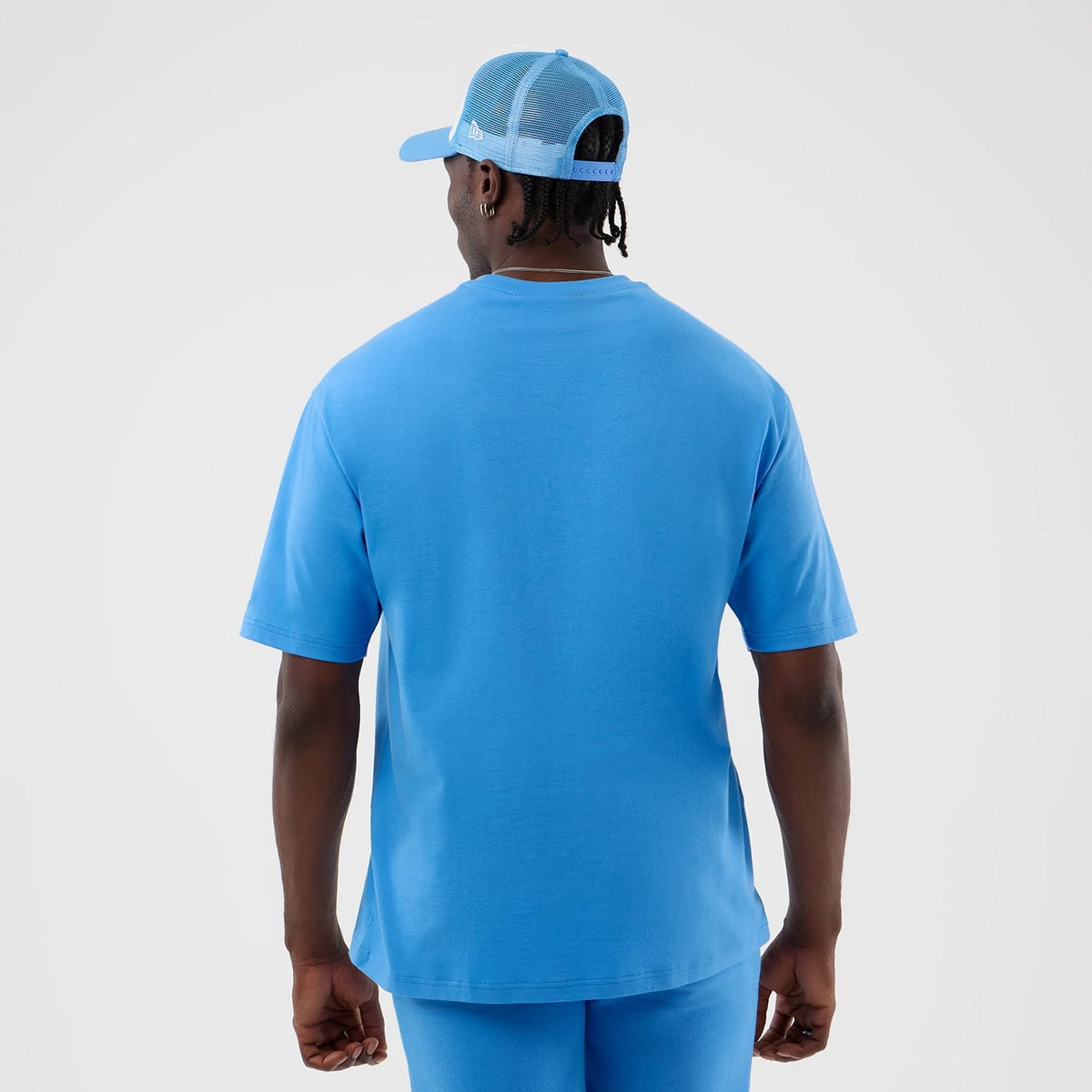 New York Yankees MLB League Essential Pastel Blue Oversized T-Shirt-klyvox