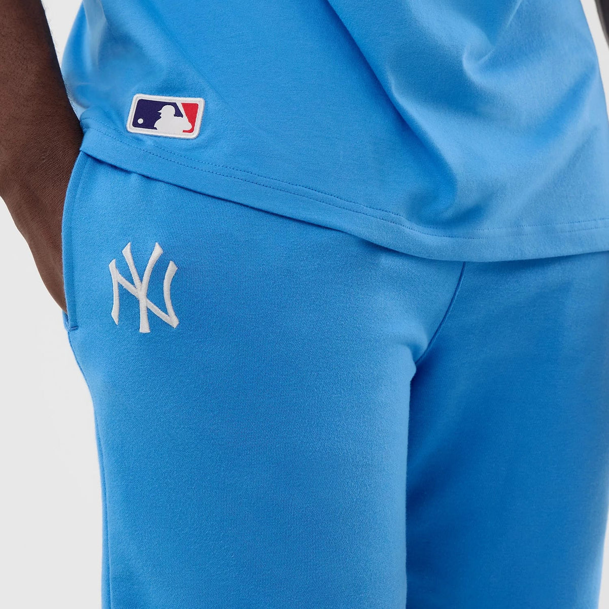 New York Yankees MLB League Essential Pastel Blue Shorts-klyvox