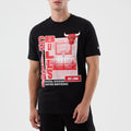 Chicago Bulls NBA Graphic Black T-Shirt-klyvox
