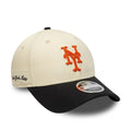 New York Mets MLB Side Script Cream 9FORTY M-Crown Adjustable Cap-klyvox