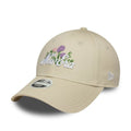 Womens New Era Beaded Light Beige 9FORTY Adjustable Cap-klyvox