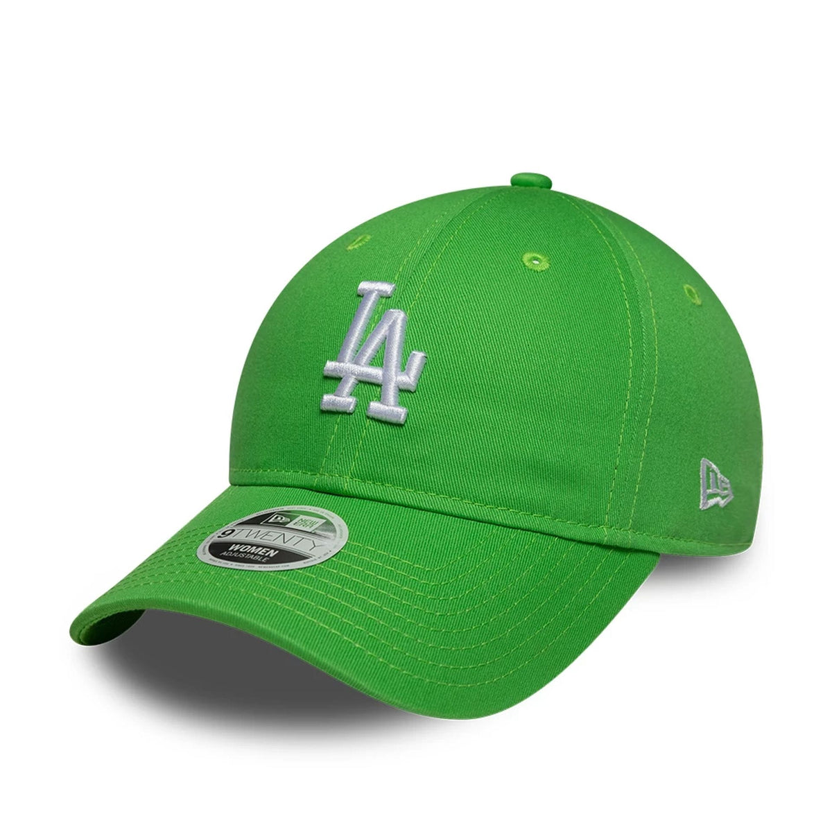 LA Dodgers Womens MLB League Essential Open Green 9TWENTY Adjustable Cap-klyvox