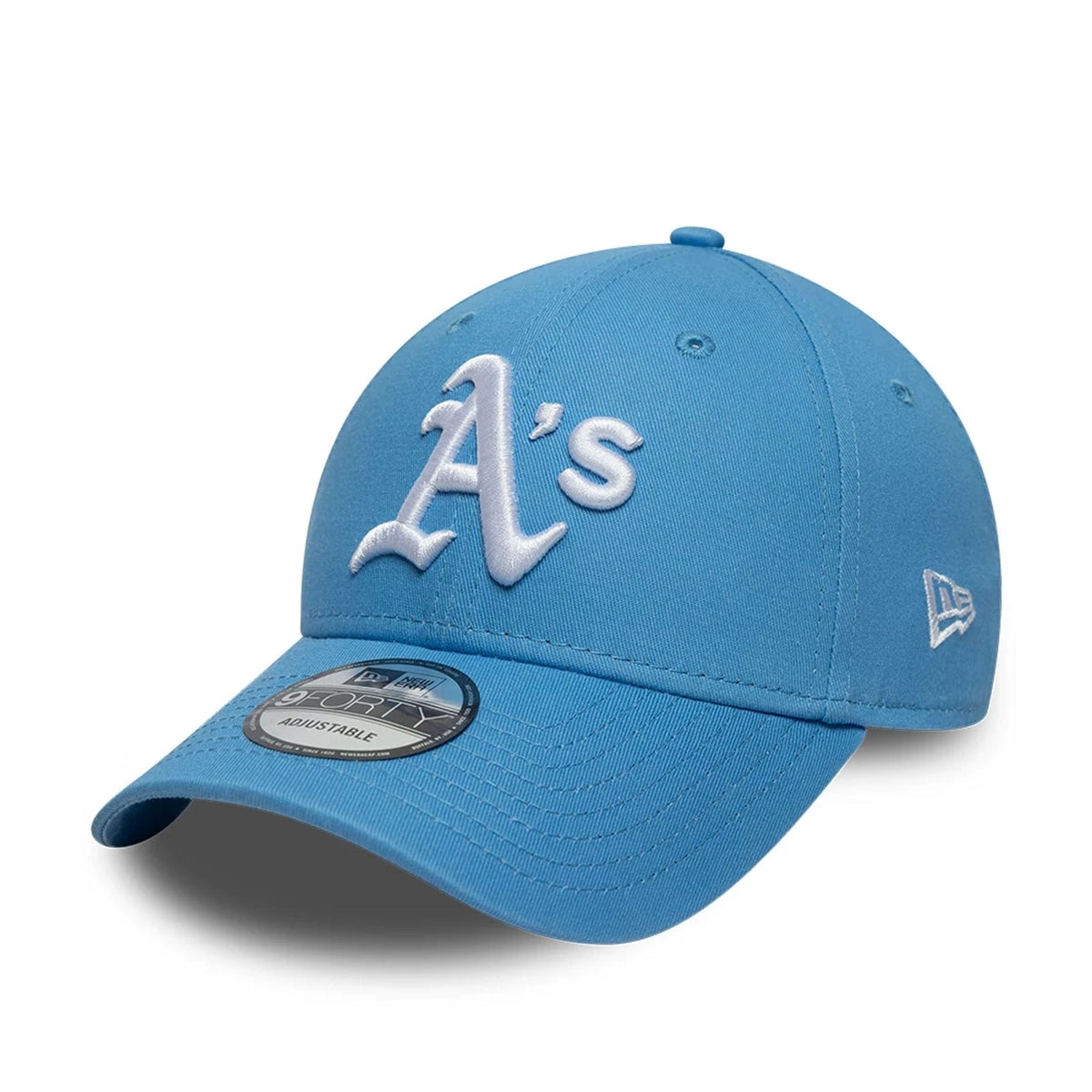Athletics MLB League Essential Pastel Blue 9FORTY Adjustable Cap-klyvox