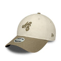 Womens New Era Linen Beige 9TWENTY Adjustable Cap-klyvox