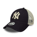New York Yankees Womens MLB Navy 9TWENTY Trucker Adjustable Cap-klyvox
