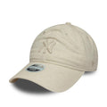 New York Yankees Womens MLB Linen Light Beige 9TWENTY Adjustable Cap-klyvox