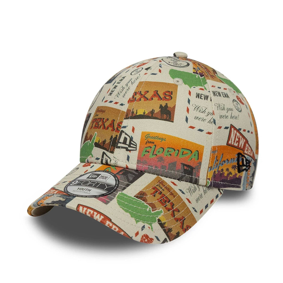 Youth New Era Location Light Beige 9FORTY Adjustable Cap-klyvox