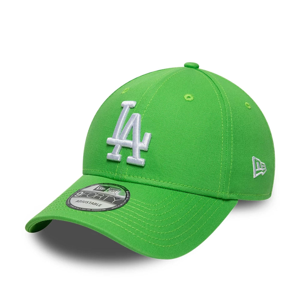 LA Dodgers MLB League Essential Open Green 9FORTY Adjustable Cap-klyvox