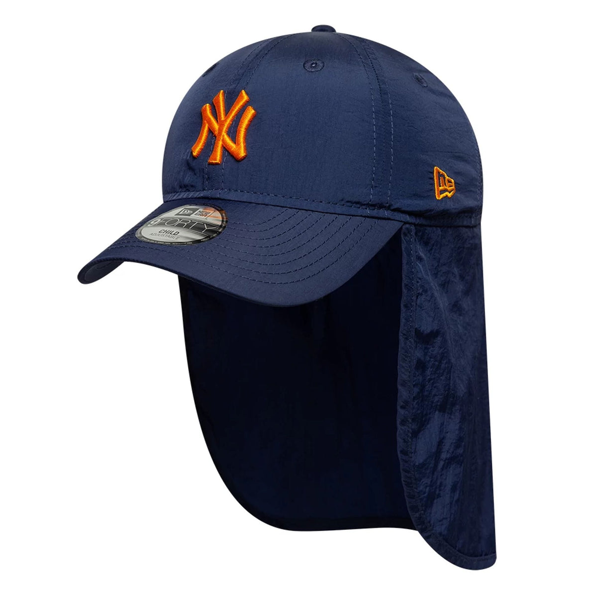 New York Yankees Child MLB Sun Shield Navy 9FORTY Adjustable Cap-klyvox