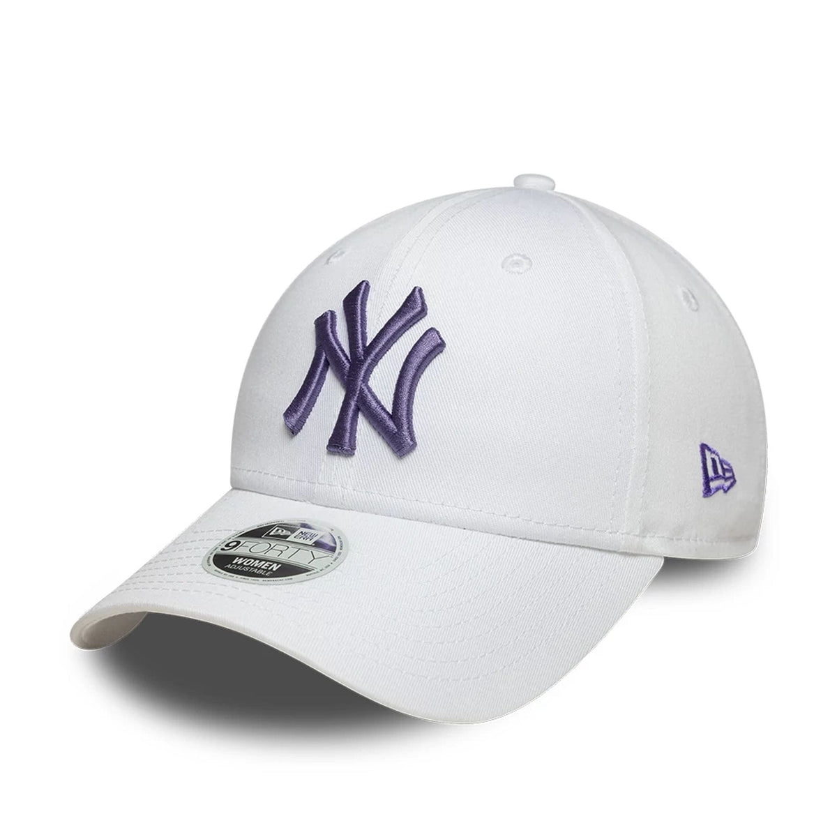 New York Yankees Womens MLB League Essential White 9FORTY Adjustable Cap-klyvox