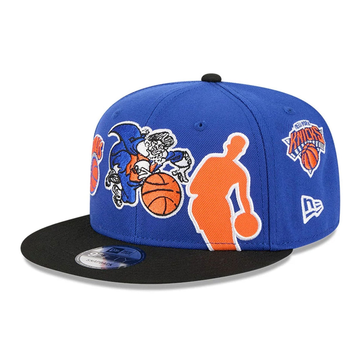 New York Knicks NBA Hardwood Classic ASG Blue 9FIFTY Snapback Adjustable Cap-klyvox
