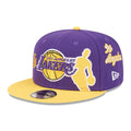 LA Lakers NBA Hardwood Classic ASG Purple 9FIFTY Snapback Adjustable Cap-klyvox