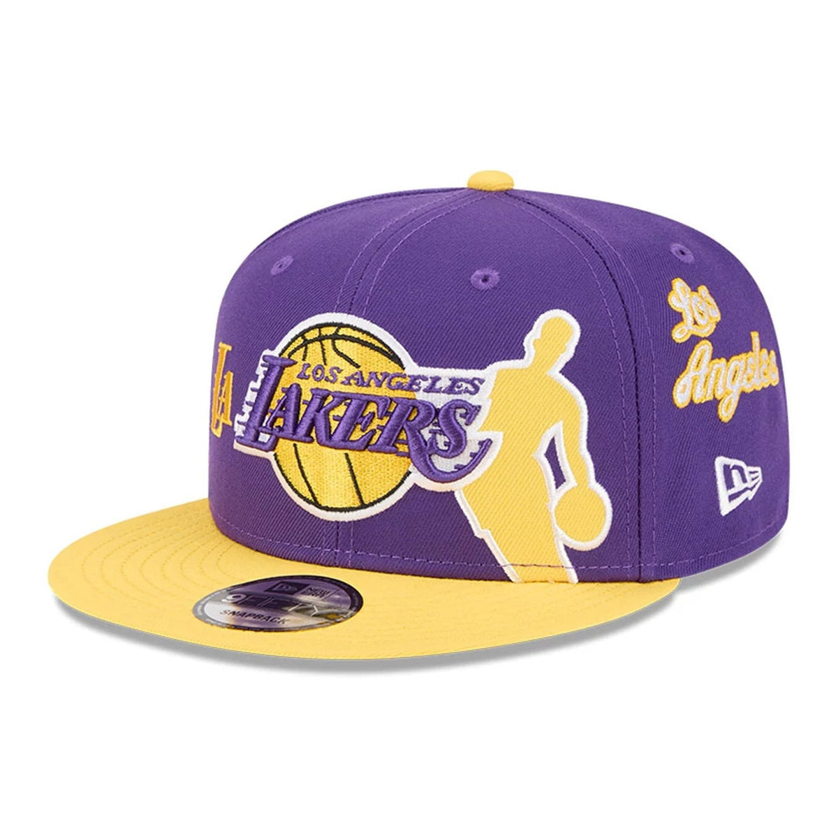 LA Lakers NBA Hardwood Classic ASG Purple 9FIFTY Snapback Adjustable Cap-klyvox