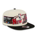 Nets NBA Hardwood Classic ASG White 9FIFTY A-Frame Snapback Adjustable Cap-klyvox