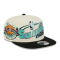 Spurs NBA Hardwood Classic ASG White 9FIFTY A-Frame Snapback Adjustable Cap-klyvox